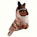 Long-Eared Owl Woolie Ornament
