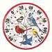 Designer Edition 12 12 inch InOutdoor Songbirds Thermometer