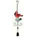 Glass Cardinal Bouncy Chime
