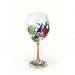 Red Grapes Wine Glass