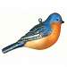 Bluebird Ornament