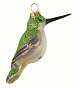 Female Ruby-Throated Hummingbird Ornament