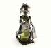 Shopping Lady Wine Bottle Holder