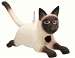 Leaping Siamese Cat Birdhouse