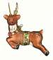 Snowflake Reindeer Ornament