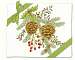 Holiday Pinecones Flour Sack Towel