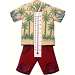 Hawaiin Shirt Small Window Thermometer