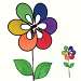 Rainbow Flower Windee Wheelz