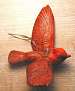 Flying Cardinal Ornament