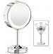 Chrome Double-Sided Round Mirror