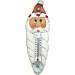 Holiday Santa Head Small Window Thermometer