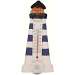 Blue & White Striped Lighthouse Striped Small Window Thermometer