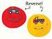Police Car Fire Truck Reversible Kids Hat Small