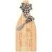 Peace Love Wine Cutting Board w Spreader Set