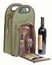 Two Person Insulated Wine Tote - Olive