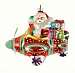Santa Airplane Ride Ornament