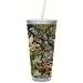 Insulated Cup wStraw and Twist Lid Camouflage XLG 20 oz