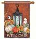 Fall Lantern Standard Flag Double-Sided
