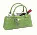 Wine Clutch - Green Serpentes