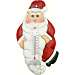 Holiday Santa Body Small Window Thermometer