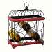 Red & Black Bird Cage 6 Bottle Wine Rack