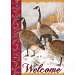 Welcome Geese Garden Flag