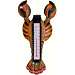 Brown LOBSTER Small Window Thermometer