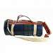Fleece Blanket Tote w Water Proof Backing - Blue Tartan