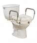 Locking Riser Toilet Seat with Arms