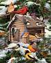 Log Cabin Birdhouse