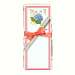 Hydrangea Flour Sack Towel and Magnetic Note Pad Set