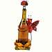 Polystone Butterfly Wine Bottle Holder