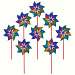 Rainbow Whirl Pinwheel 8PC
