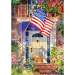 Patriotic Home Garden Flag