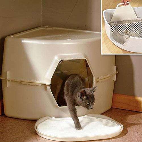 Catty Corner Litter Box