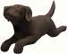 Leaping Black LAB Birdhouse