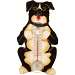 Begging Mutt Small Window Thermometer