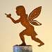 Fairy with Bird Silhouette