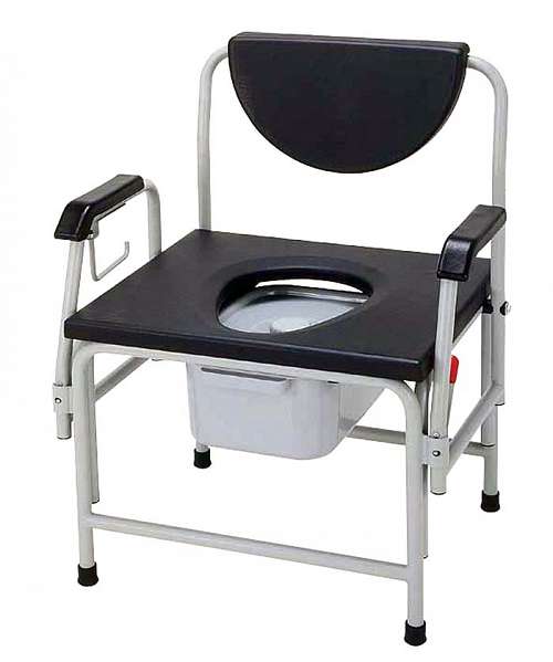 XL Heavy Duty Drop Arm Commode