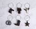 Western Wine Charm Set 6 pcs
