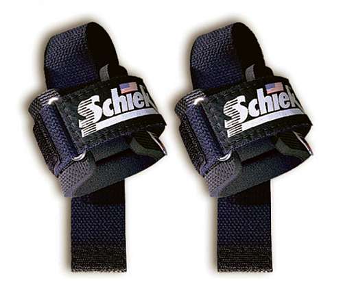 Schiek Deluxe Power Lifting Straps with Neoprene Support