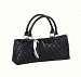 Wine Clutch - Black Quilt Sassy