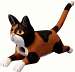 Leaping Calico Cat Birdhouse
