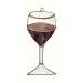 Wine Glass Suncatcher
