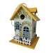 Flower Cottage Birdhouse Yellow