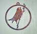 Bird on Willow Window Ornament