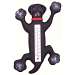 Climbing Black Lab Large Window Thermometer