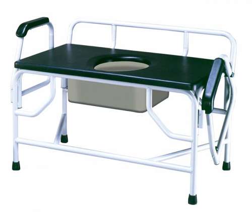 Super Heavy XL Drop Arm Commode