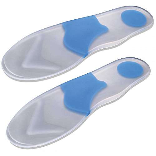 Gel Insole with Soft Heel, Met Rise and Toe Crest