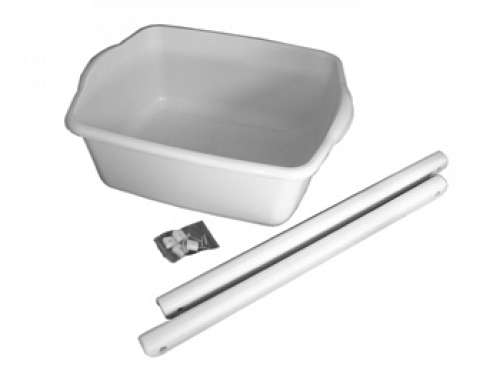 10 QT Commode Pail / Slide Rails